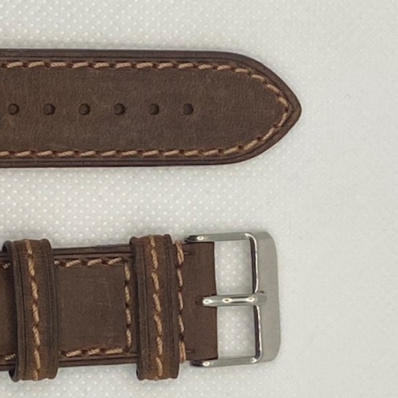 Leather Watch Strap Band 22 mm - Picture 3 of 7